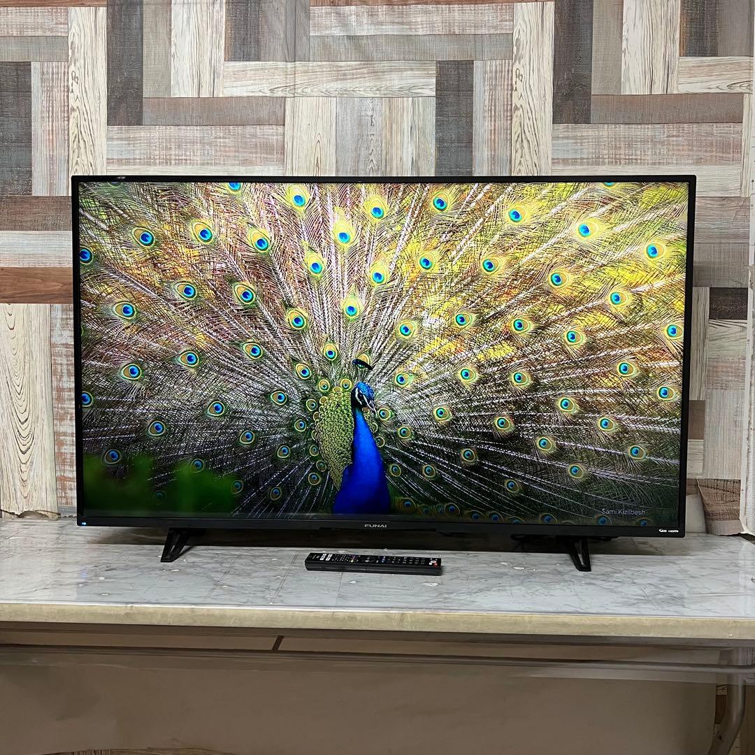 即日受渡❣️全国送フナイ4K50V型地上・BS・110度CSテレビ外付HDD対応
