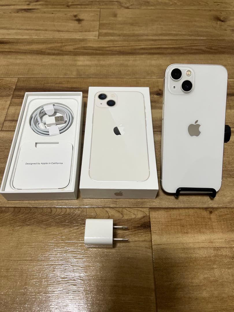 バッテリー100% iPhone 13 256gb 本体+充電器