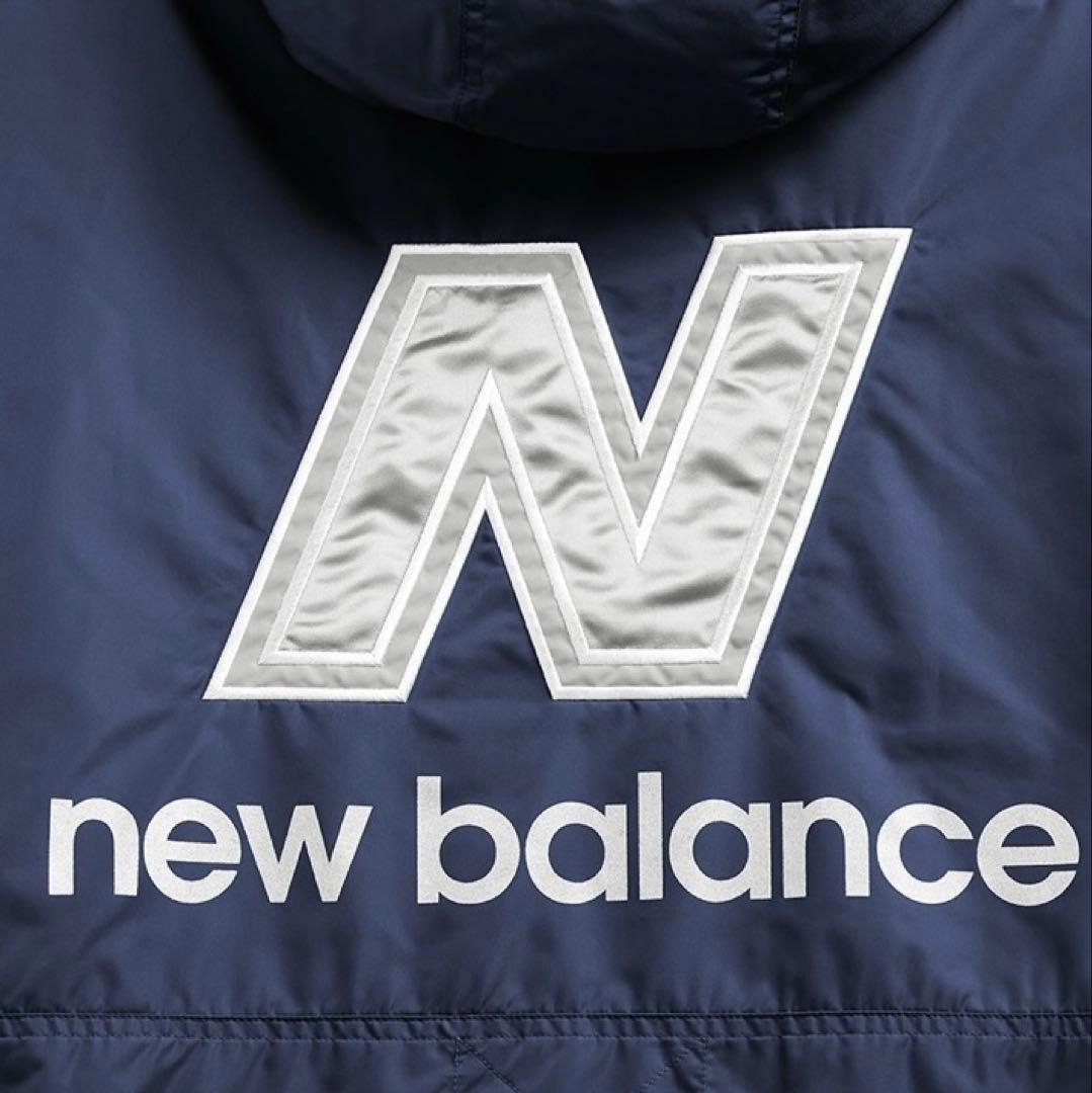 AURALEE オーラリー ニューバランス ナイロンジャケット ネイビー XL