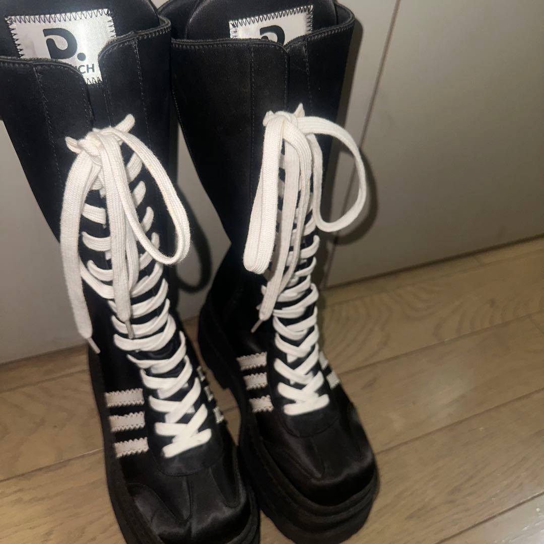 darich レースアップスニーカーロングブーツ