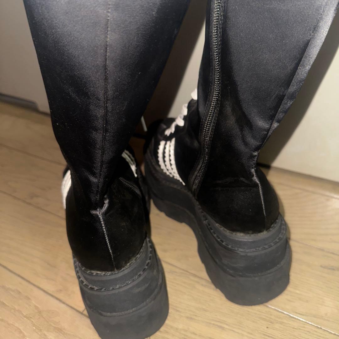 darich レースアップスニーカーロングブーツ