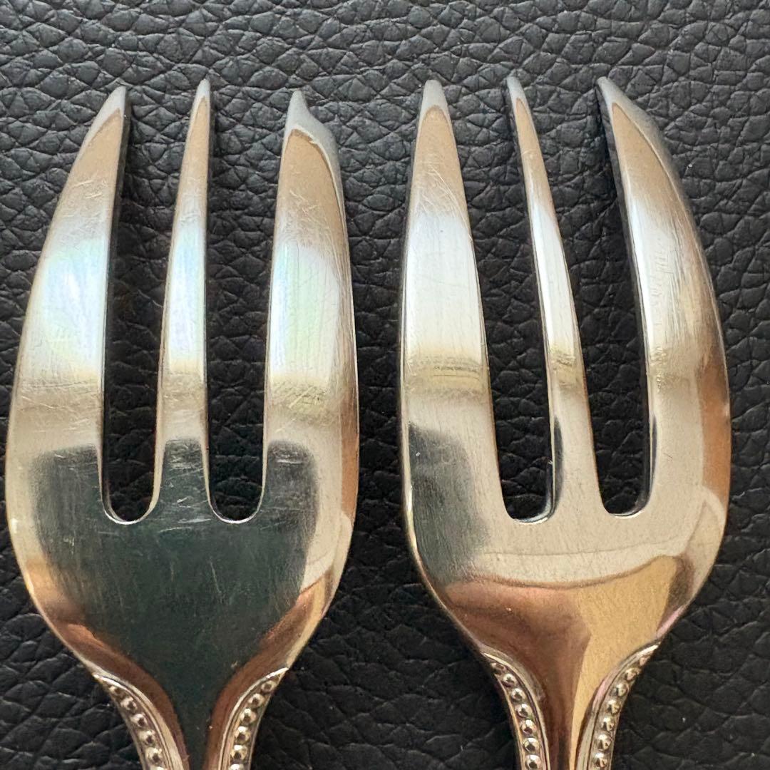 クリストフル　パール　ケーキフォーク8点