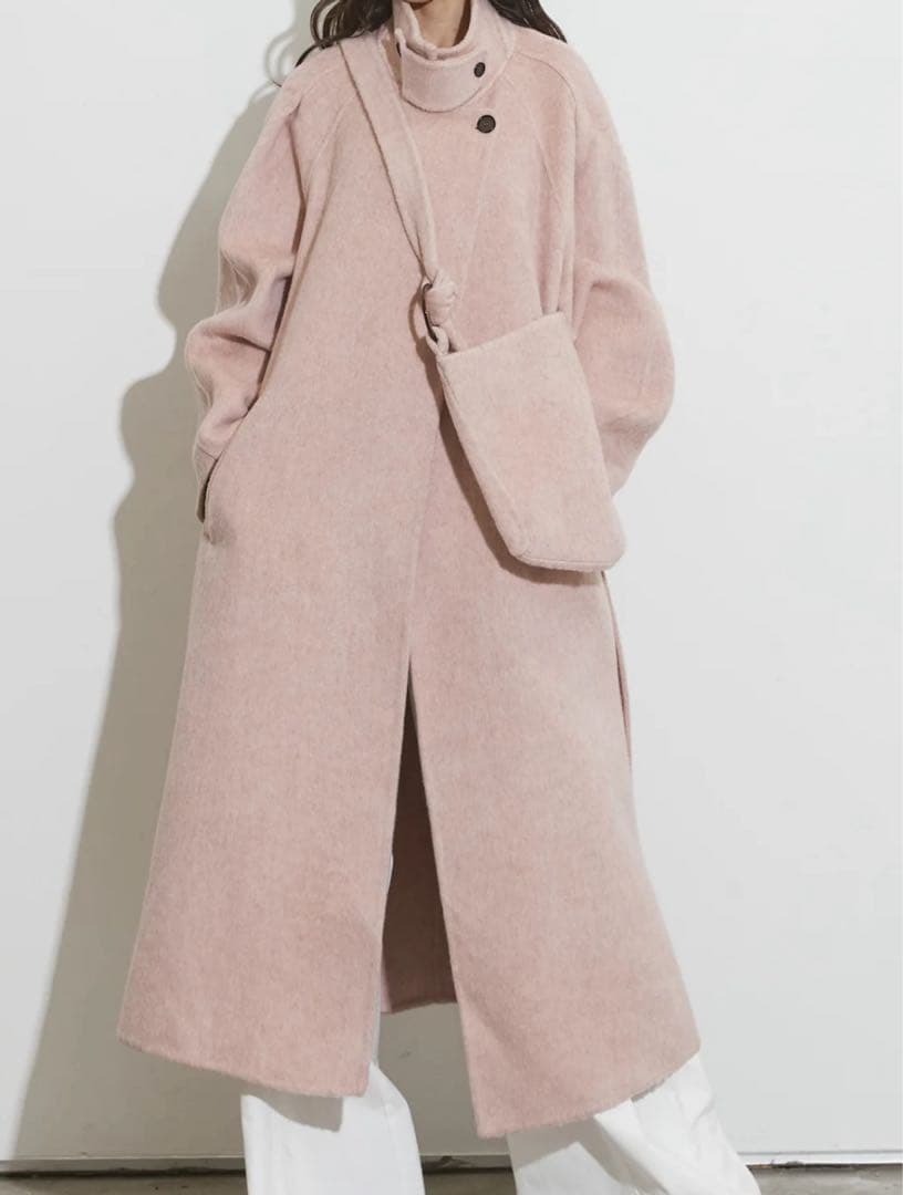 未使用☆ ANDREA & Co. ペールウールコート F