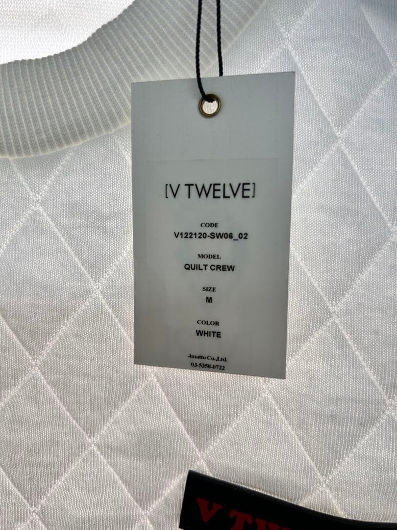 V12 V-12 ゴルフ メンズ 長袖 キルティング ゴルフウェア トレーナー
