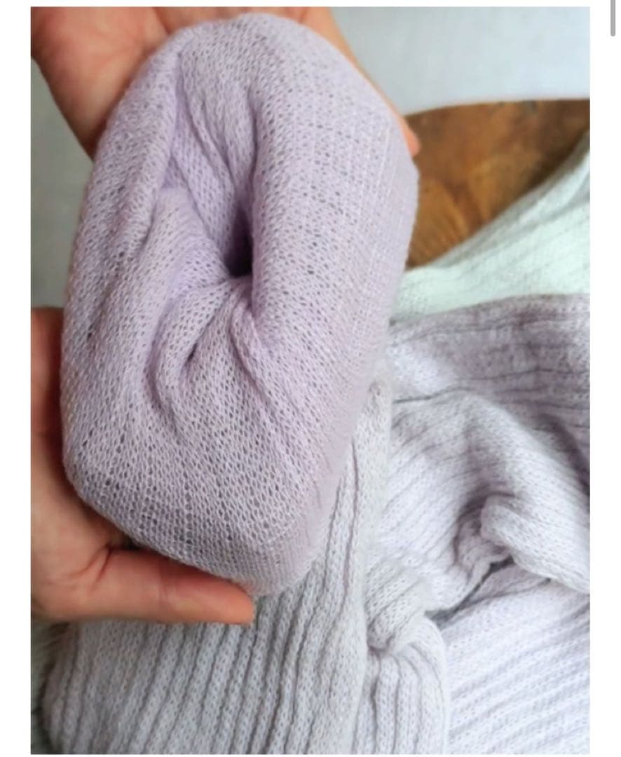 nanadecor/ナナデェコール　シルクオーガニックコットンレッグウォーマー