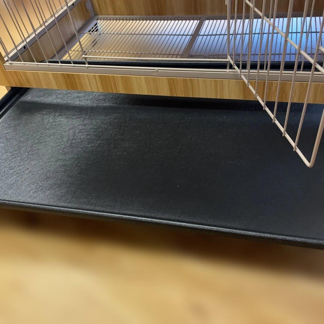 テーブル型犬用ケージ キャスター付き