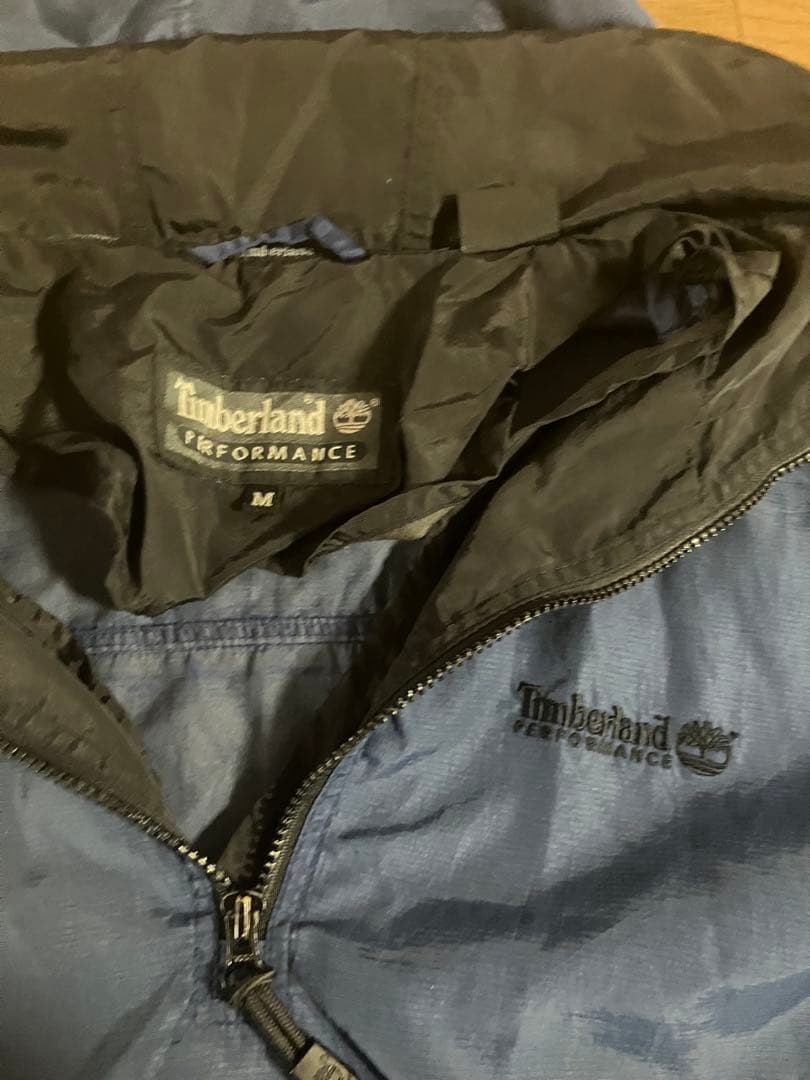 Timberland ネイビー ナイロンジャケット M