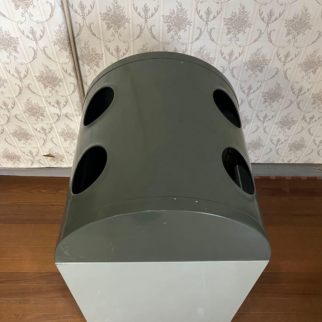 【中古品】スチール製 業務用 空き缶 空き瓶 ダストボックス ゴミ箱 屋外内用