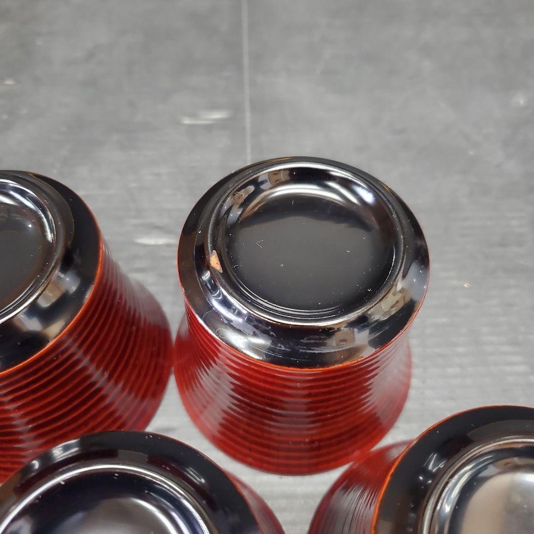 輪島塗 箸洗 5客 漆器 漆器碗