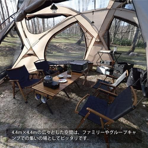 ドームテント　シェルター  大型 透明　メッシュ　4m　5人　6人　新品　匿名