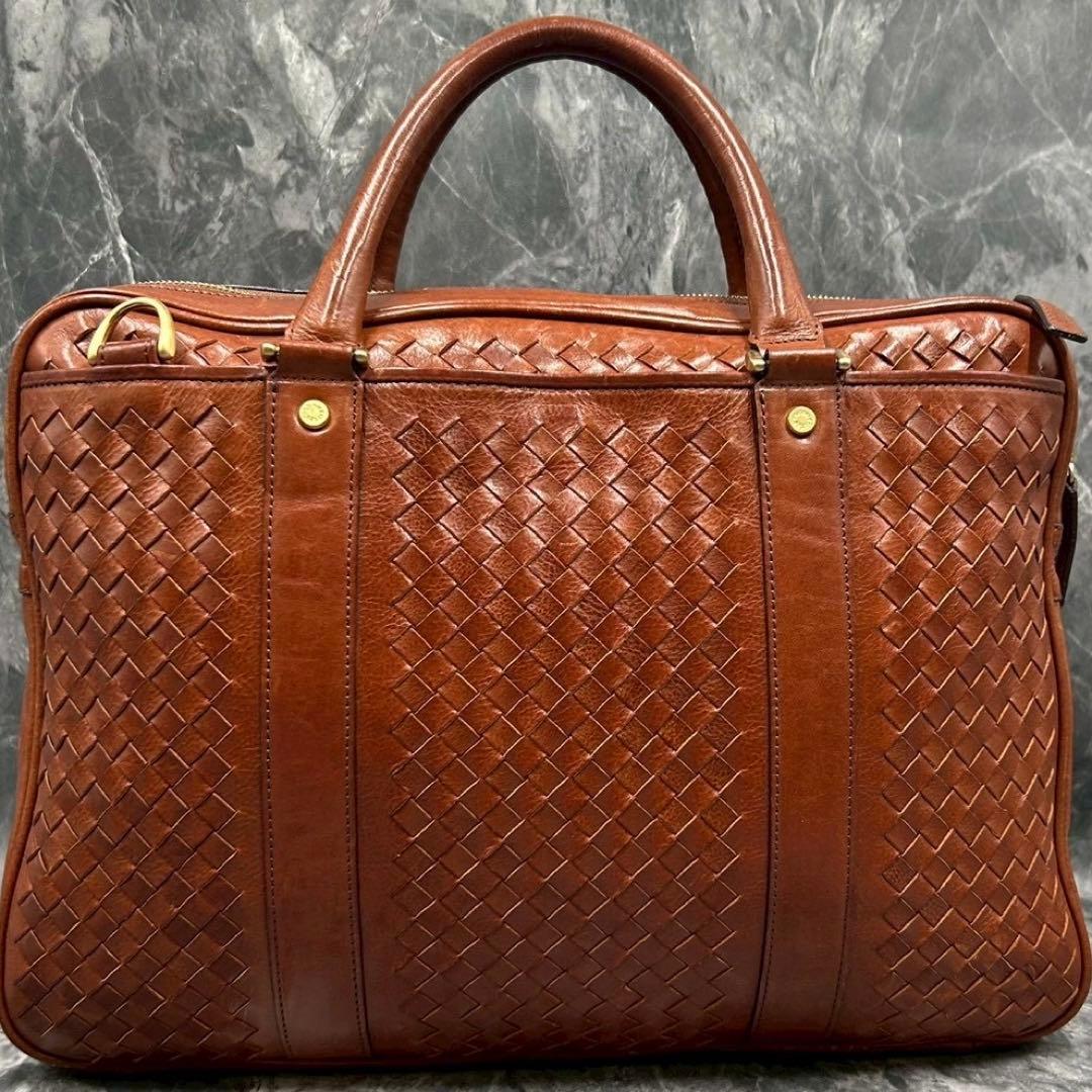 希少 ココマイスター マットーネ モンドヴィマイスター 編み込み ビジネスバッグ
