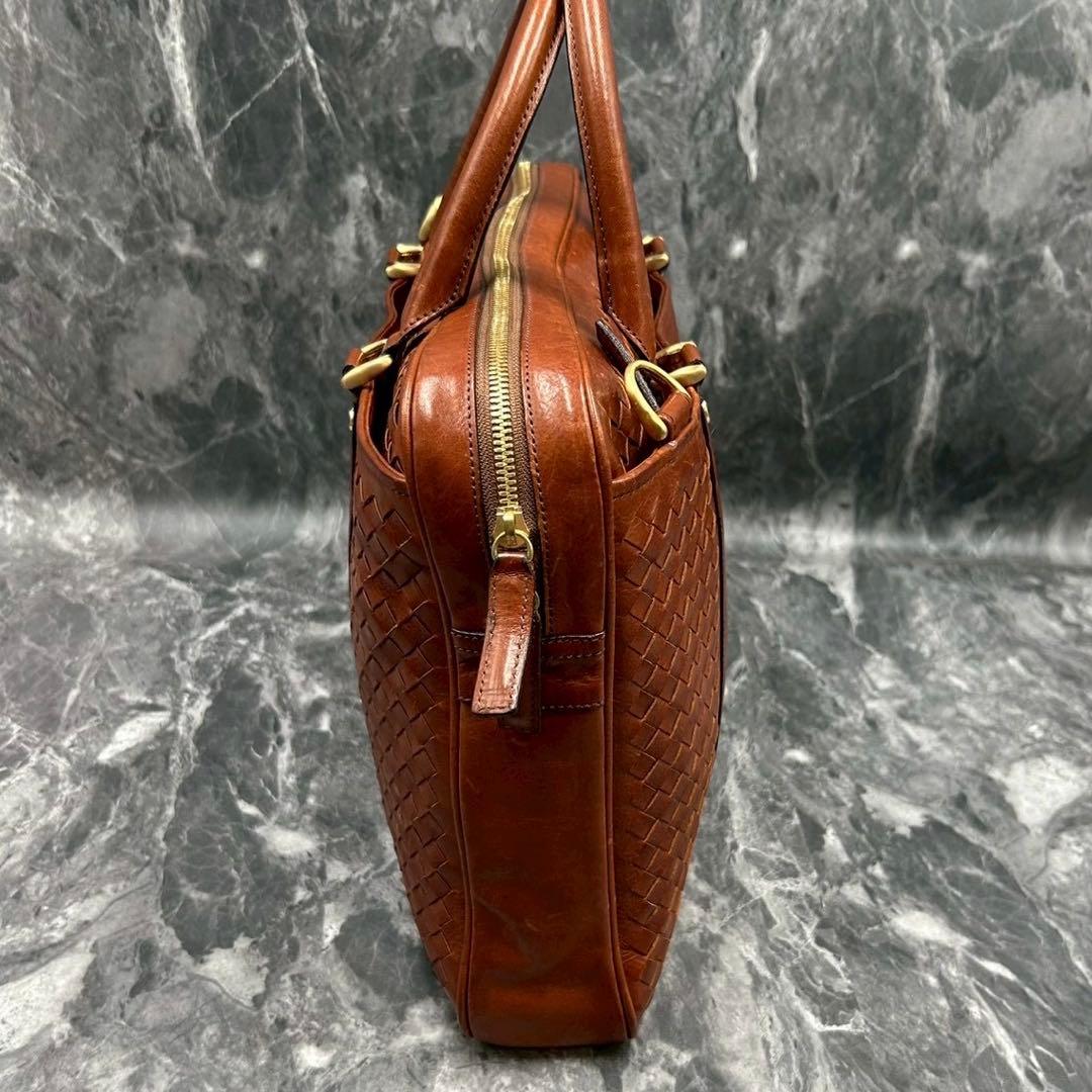 希少 ココマイスター マットーネ モンドヴィマイスター 編み込み ビジネスバッグ