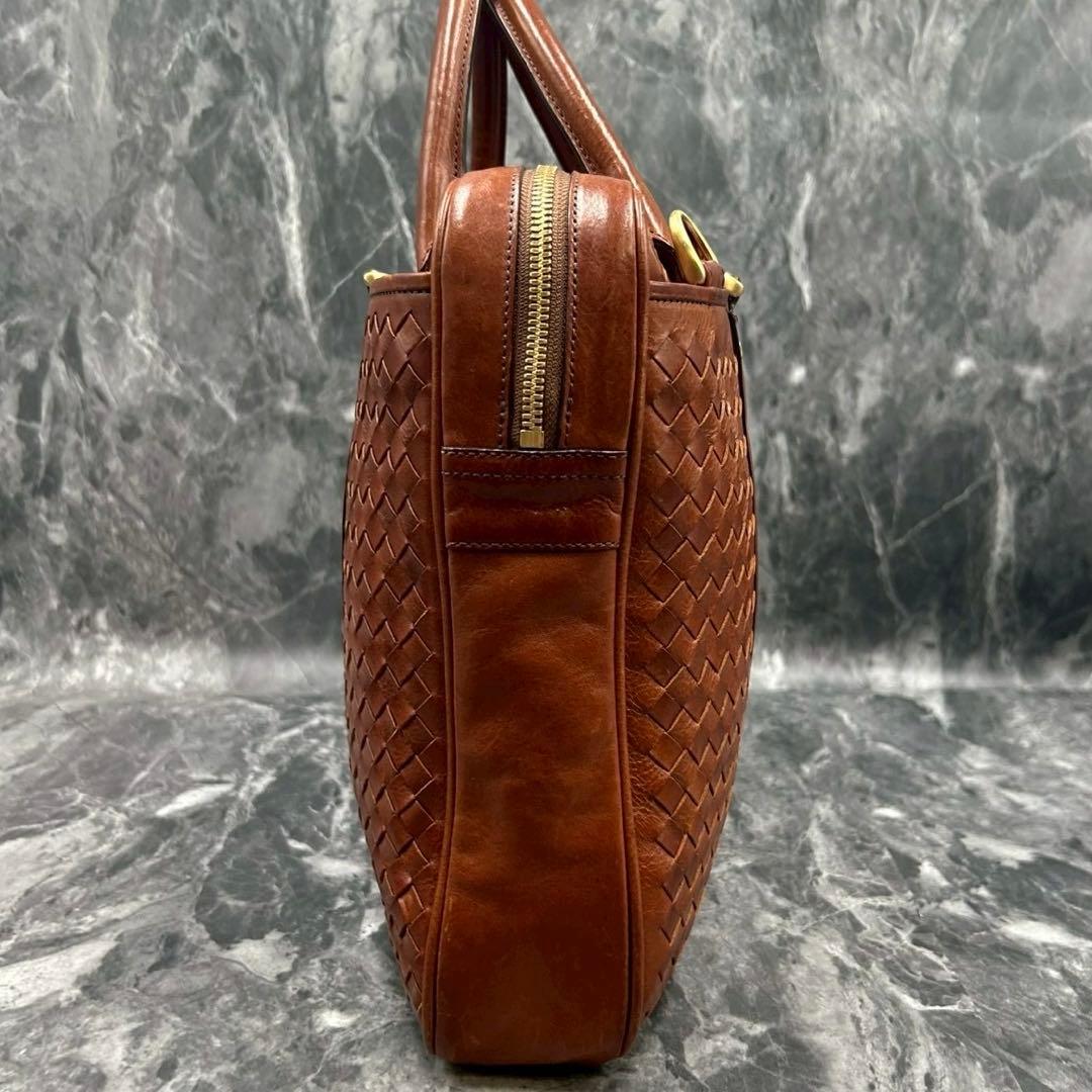 希少 ココマイスター マットーネ モンドヴィマイスター 編み込み ビジネスバッグ