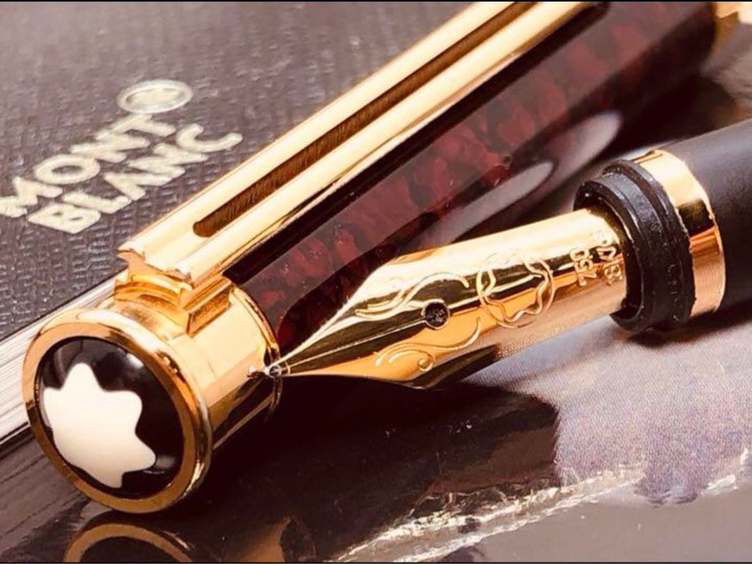 ⭐️金運・幸運を呼ぶパワーストーン⭐️レッド瑪瑙デザイン⭐️モンブラン⭐️ノブレスドゥエ