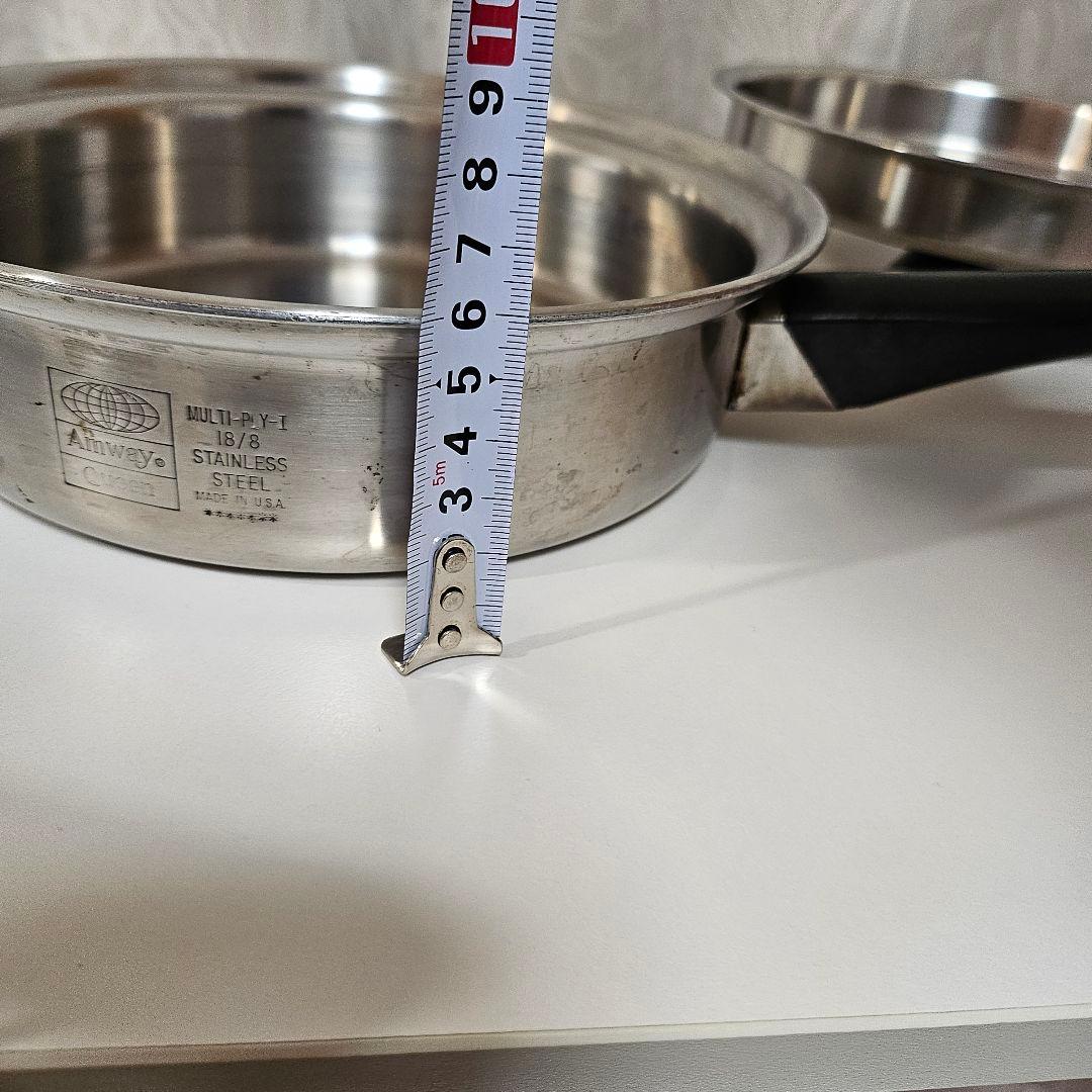 AMWAY 中フライパン・大フライパンセット