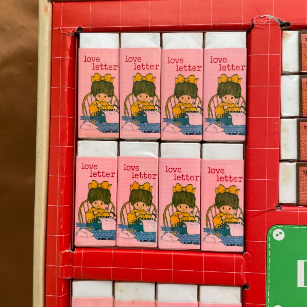 当時物 希少　ロンル コレクション クツワ 箱入り 消しゴム デッドストック