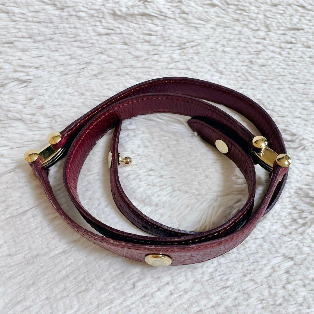 極美品 Cartier カルティエ マストライン レザー 型押し ベルト 金