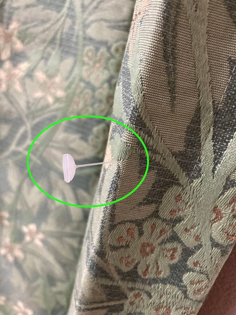 ウィリアムモリス　川島セルコン　ジャガード生地カーテン 　ジャスミン