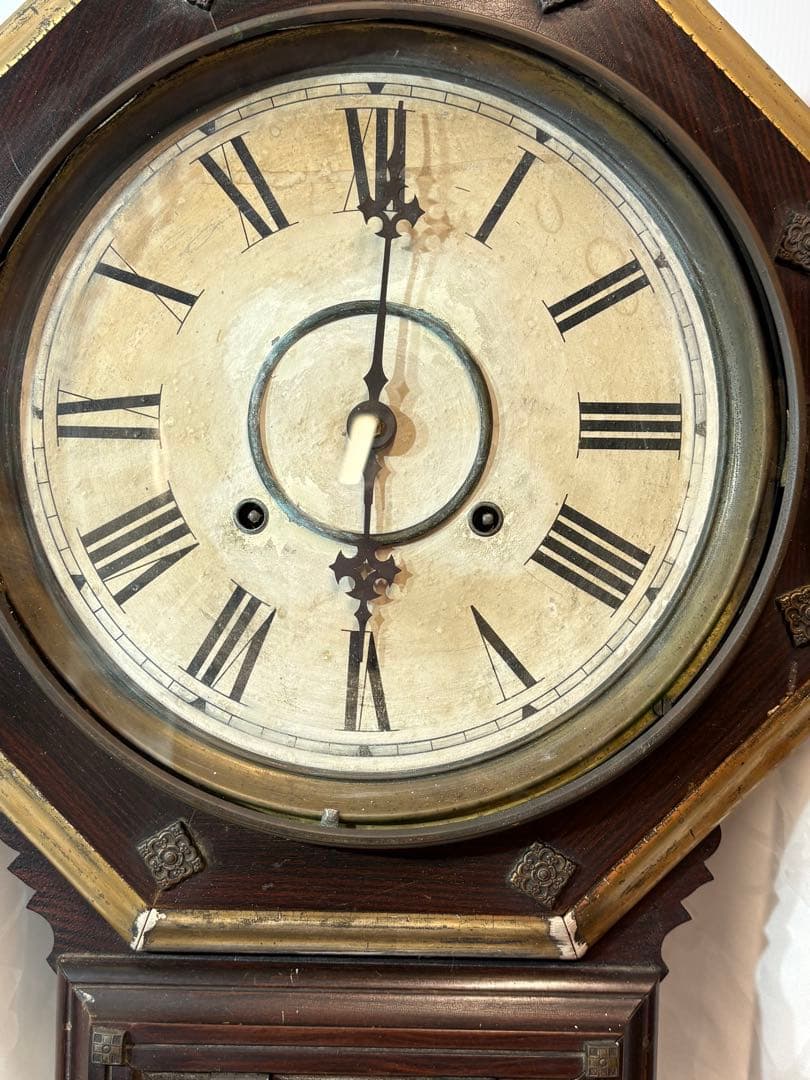 ✨【ヴィンテージスタイル】✨ Ｅ，I NGRAHAM八角柱時計（ジャンク）✨