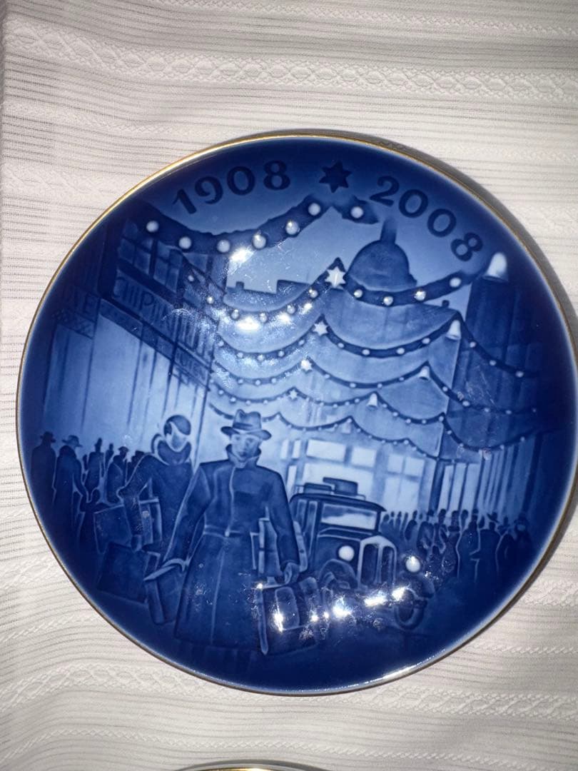 ロイヤルコペンハーゲン 1908-2008 ミレミアムプレートセット 5枚