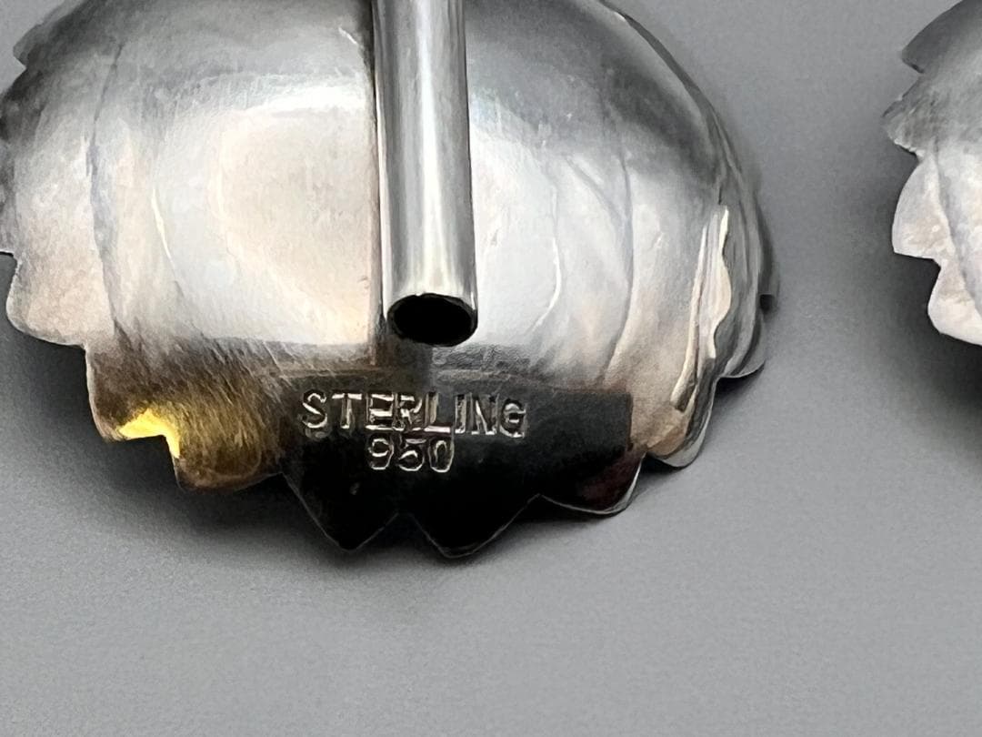 銀製 STERLING 950 湯豆腐スプーンとストロー スプーン 8点セット