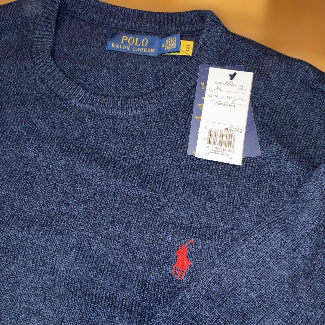 新品未使用　　polo RalphLauren ウールニット　M
