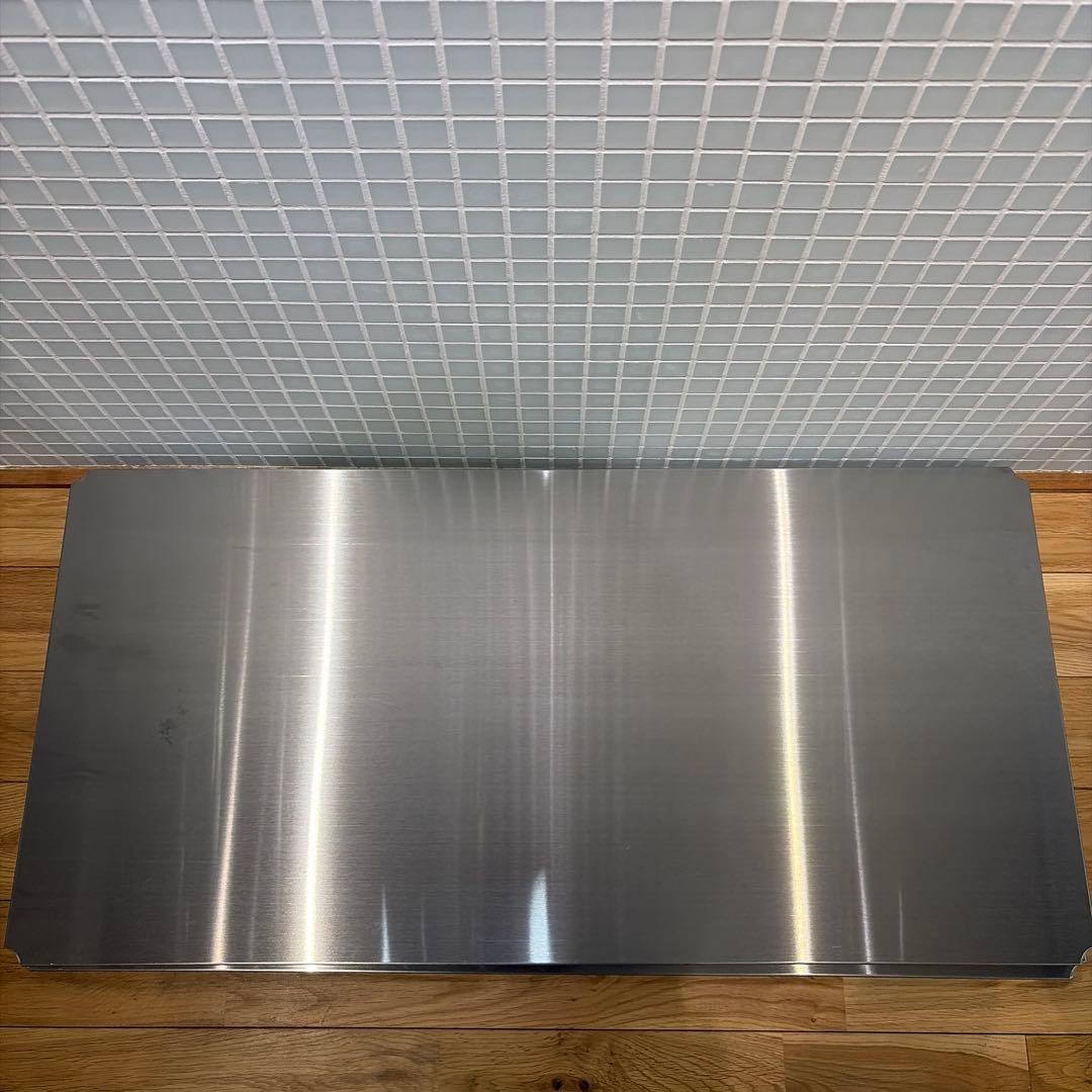 無印良品 ステンレスユニットシェルフ 追加棚 84タイプ　ステンレス 2枚セット