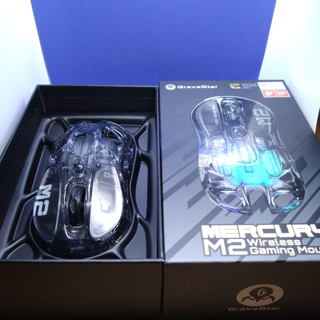 ⭐️ 【美品】 GravaStar Mercury M2 ワイヤレスマウス