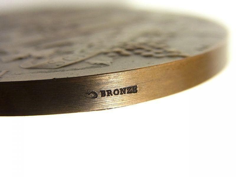 《m6466》農業労働者を知識へ導くマリアンヌ フランス アンティーク メダル