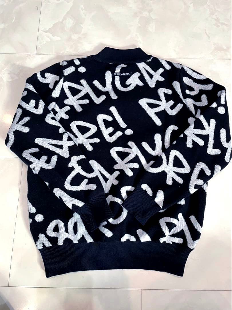 正規品　ほぼ未使用　パーリーゲイツ　ハイネックニット　ウール使用　セーター　1