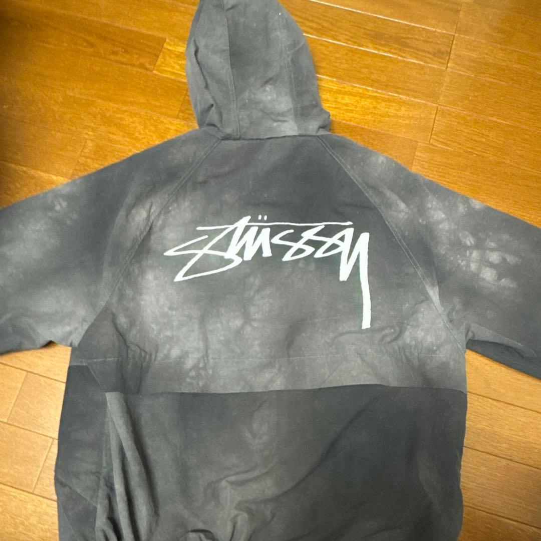Stussy フード付きシェルジャケットL ブラック