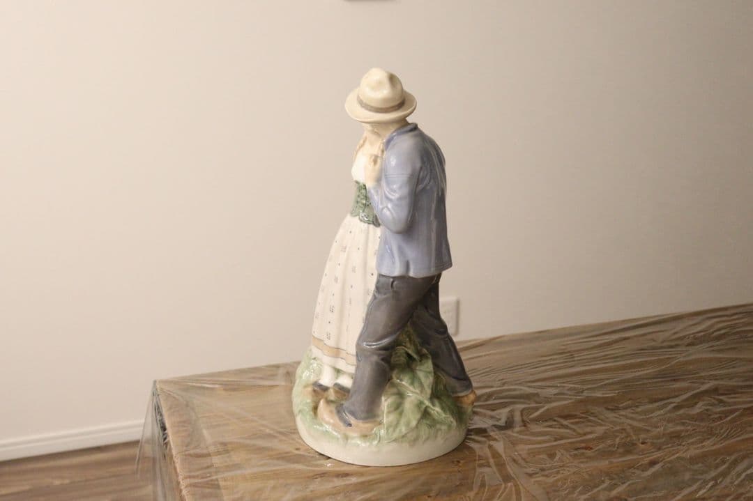 ロイヤルコペンハーゲン　ヘンリックとエルス　農夫　置物　フィギュリン