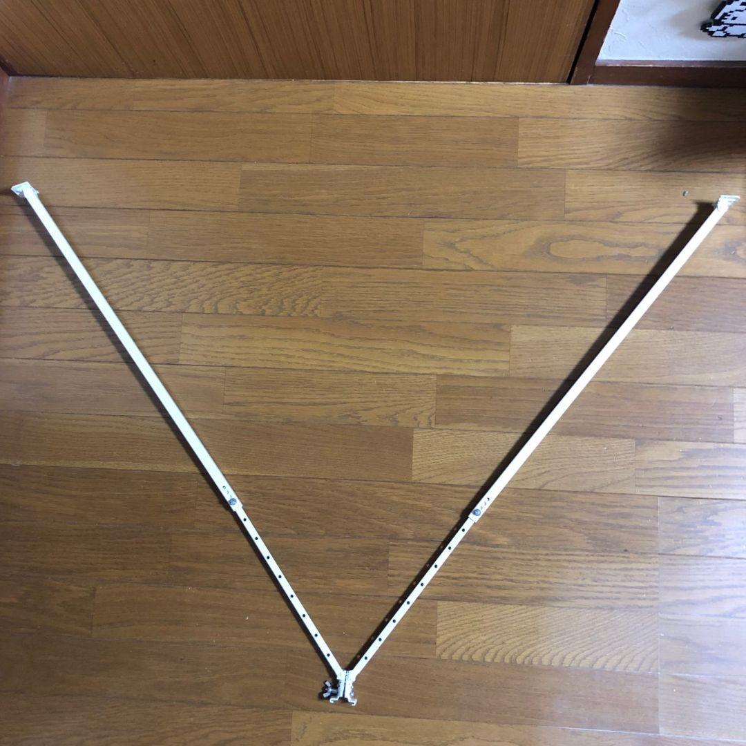 V型ハンガーパイプM伸縮範囲570～760㎜