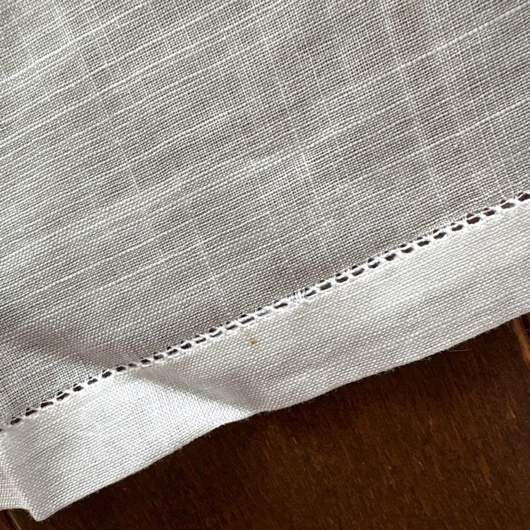 未使用　WAKO ベトナム製　手刺繍ハンカチ　タオルハンカチ　ワコウ　銀座和光