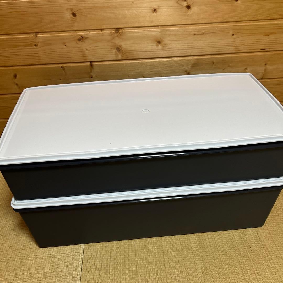 タッパーウェア　スーパーロングケース　ディープロングスーパーケース2個セット