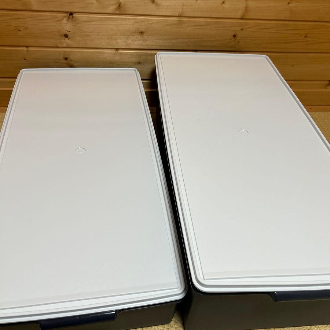 タッパーウェア　スーパーロングケース　ディープロングスーパーケース2個セット