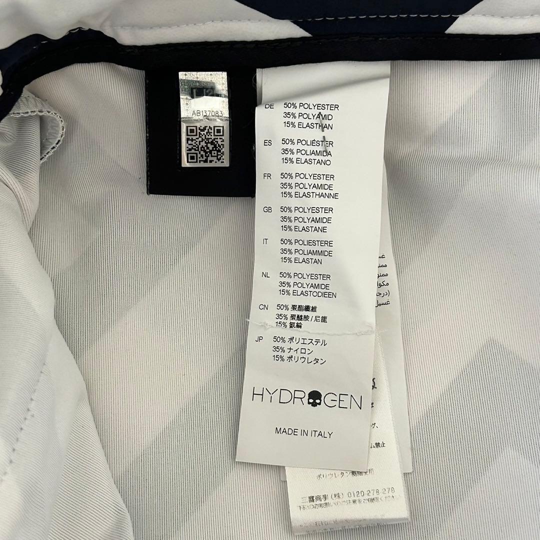 HYDROGEN GOLF ハイドロゲン ストレッチパンツ 幾何学柄 Mサイズ