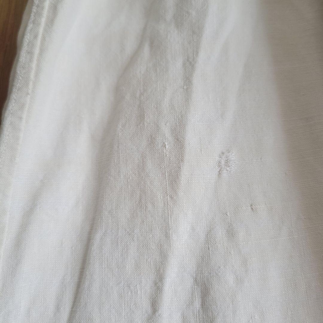 フランス　アンティーク　ワンピース　リネン　B