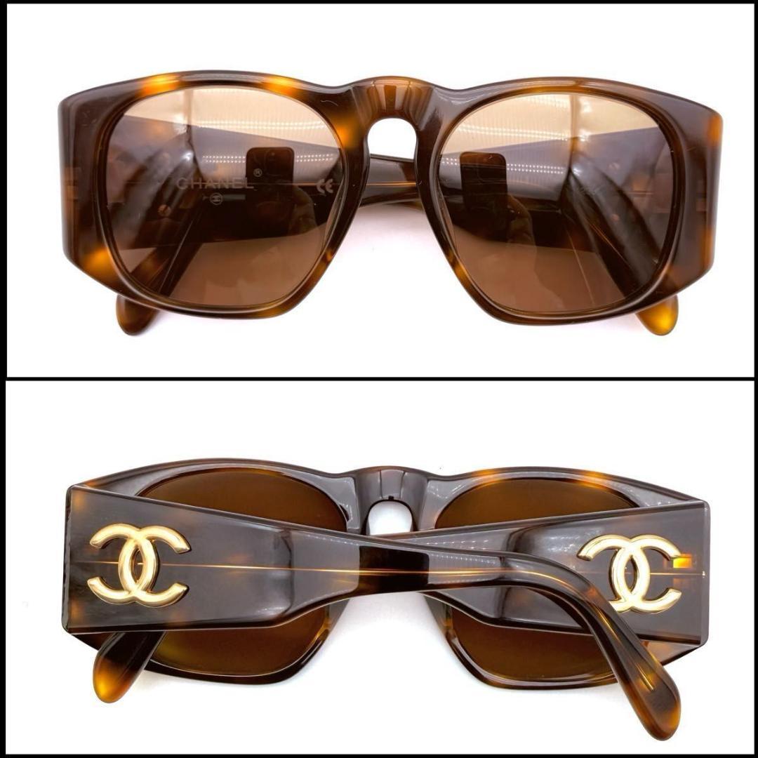【美品】CHANEL シャネル　ココマーク　ウェリントン　サングラス　ベッコウ柄