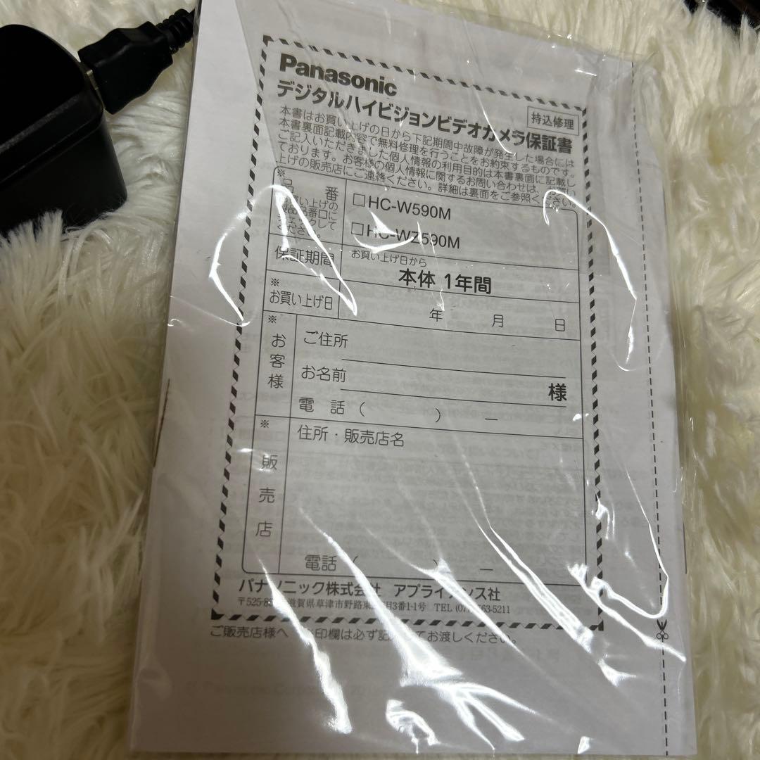 【極美品】Panasonic HC-W590M ビデオカメラ 64GB