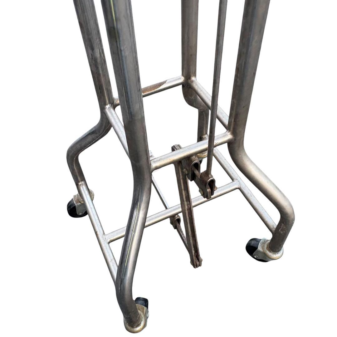 医療用カストスタンド　丸型カスト　ダストボックス　ヴィンテージ　レトロ