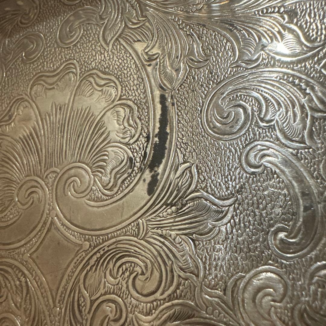 U.S. Reed & Burton シルバーメッキ ラウンドサービングトレイ