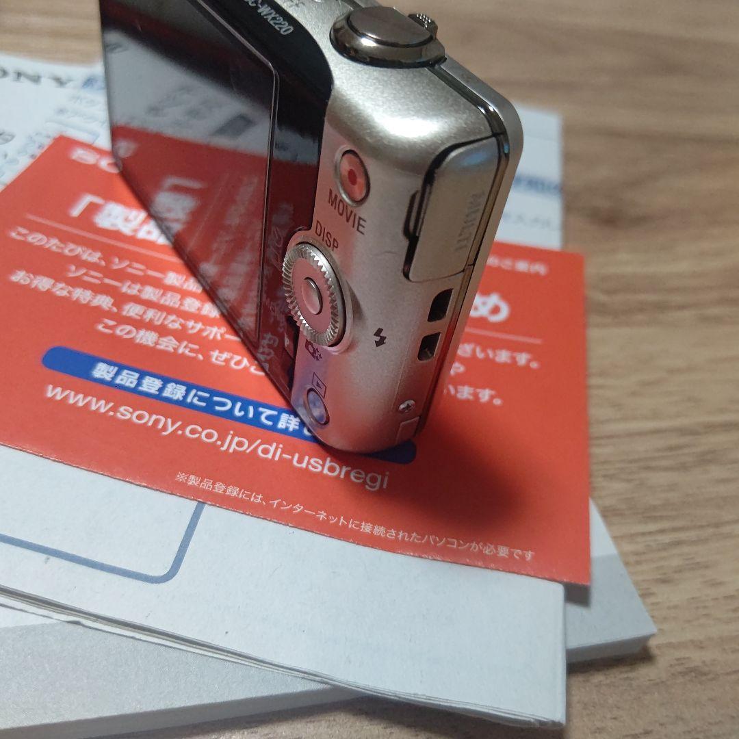 【美品】SONY Cyber-shot DSC-WX220　ゴールド　動作確認済