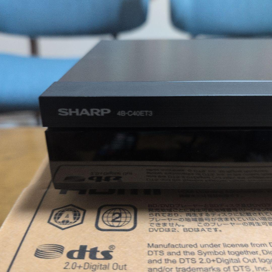 SHARP AQUOS 4Kレコーダー 4B-C40ET3　箱付き