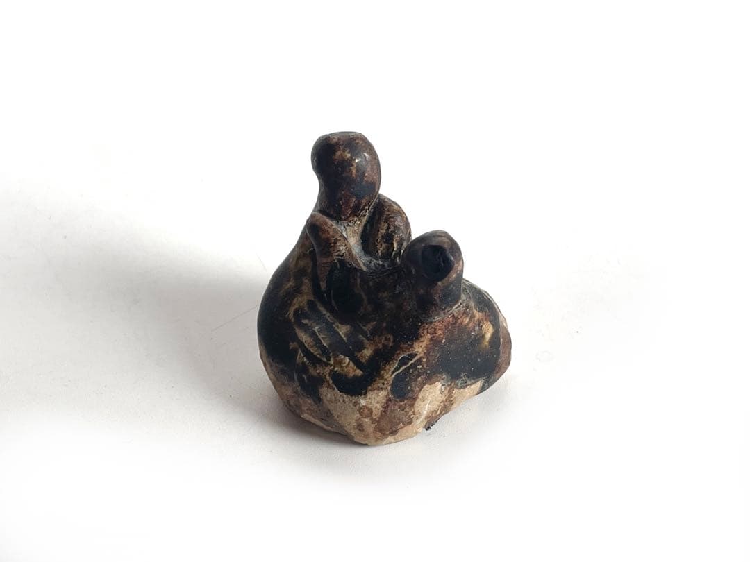 骨董　アンティーク　鳥形玩具　鳥　おもちゃ　土人形　民芸　民藝　人形　宋胡録