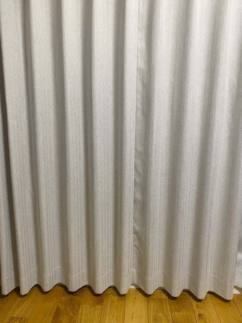 オーダーカーテン NITORI ECO004 グレー　ニトリ