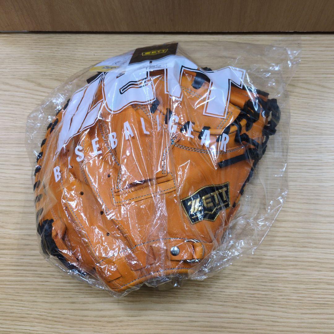 軟式キャッチャーミット 右投 （オレンジ×ブラック） BRCB35212