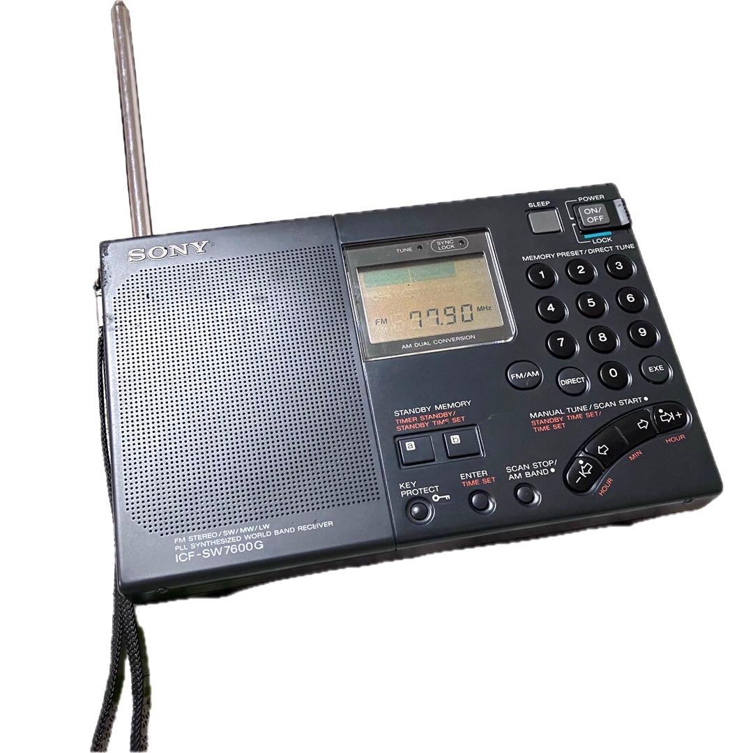 SONY ソニー　高感度　ポータブル短波ラジオ　ICF-SW7600G✨希少品✨