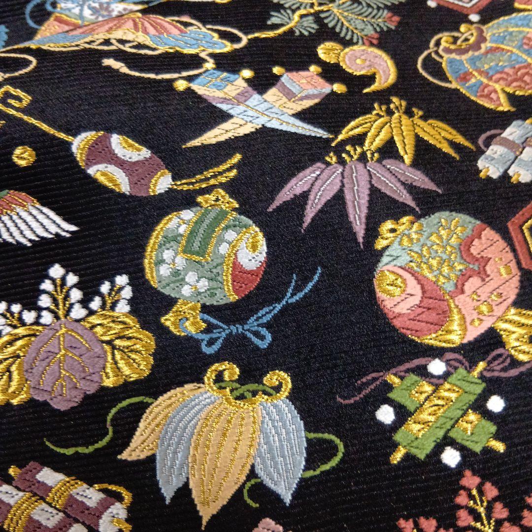 山下織物　招福宝尽くし袋帯