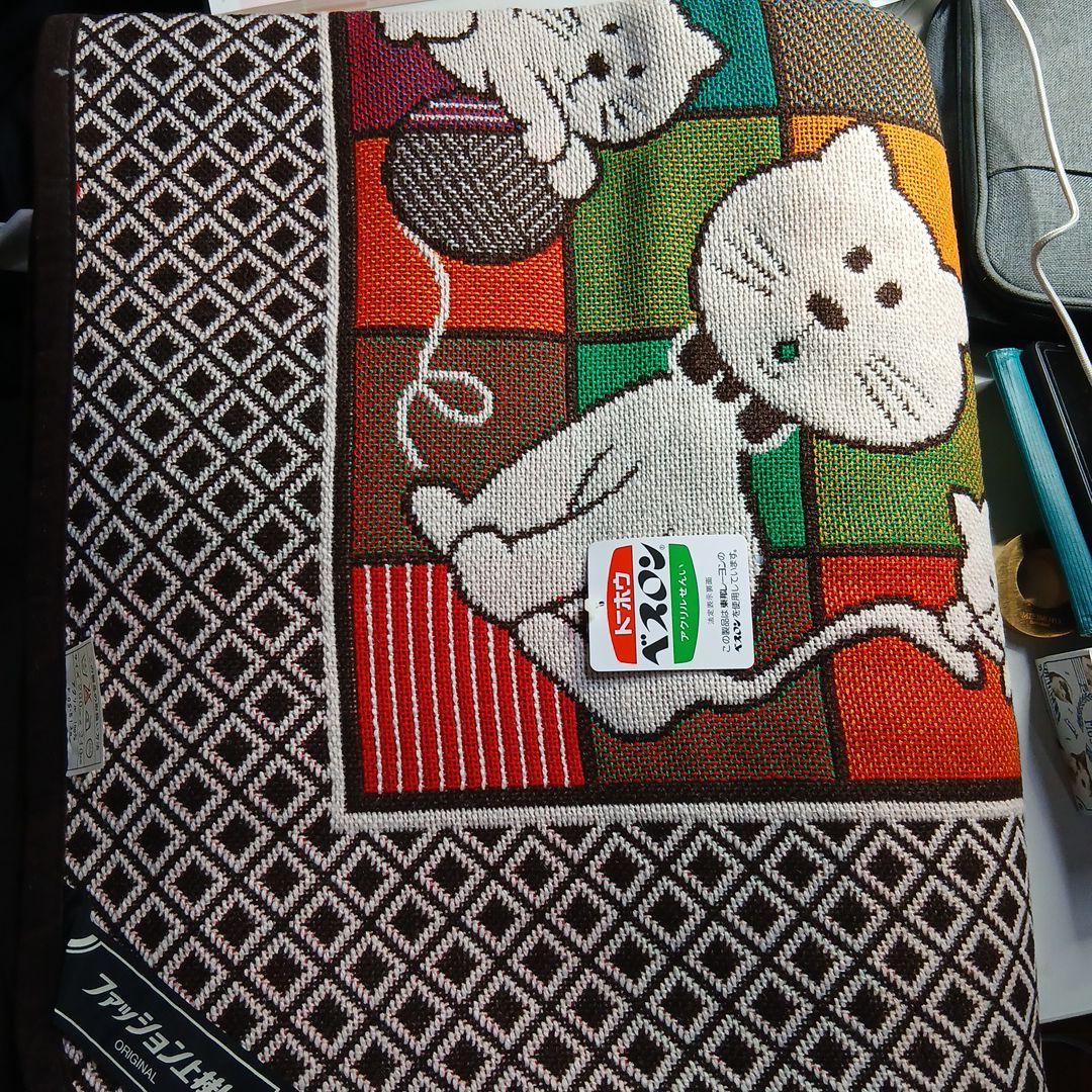 可愛い 猫・ネコ・子猫 昭和レトロ レトロポップ ファッション上掛け